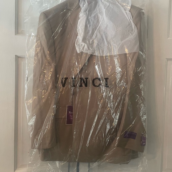 NWT mens beige dress suit